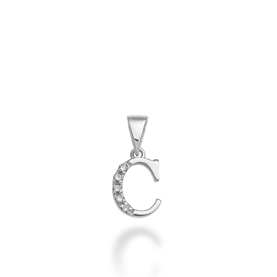 Pendente Mikiko Donna in Oro bianco Diamante 0.03 Ct MCHARMDICO4 - MCHARMDICO4